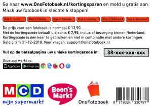 kortingsparen onsfotoboek
